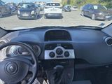 a view from inside of a car of a parking lot