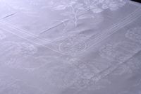 Nappe de banquet damassée aux graminées et volubilis, aux Gr… (photo 2)