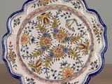 an image of a decorative plate on a table