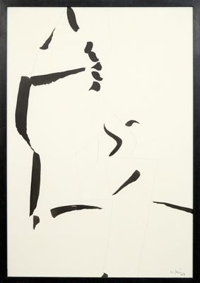 Olivier Debré (1920-1999) Sans titre 1959 Encre sur papier s…