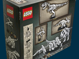 a box of legos with a picture of a t - rex