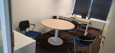 UN BUREAU D'ANGLE PLATEAU BOIS PIETEMENT METAL 160 X 80 AVEC…