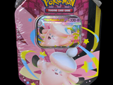 a box of pokemon trading card game with a pig on it