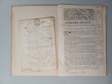 an open book with a page of writing on it