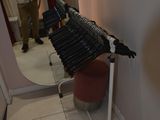 a man taking a picture of himself in the mirror