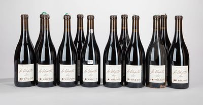 six bouteilles de vin alignées les unes à côté des autres