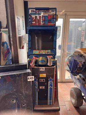 a machine that is sitting in the corner of a room