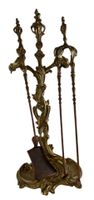 Serviteur de cheminée en bronze