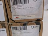 three boxes of cama products are stacked on top of each other