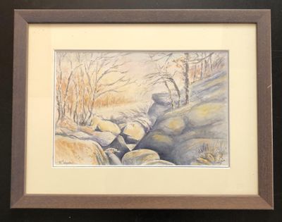 Robert Lemadec, Huelgoat. aquarelle, SBG, 19,5 x 29,5 cm env…