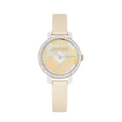 an image of a close up of a wrist watch on a white background