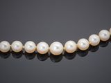 a cultured pearl and diamond necklace