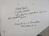 a white refrigerator with writing on the side of it
