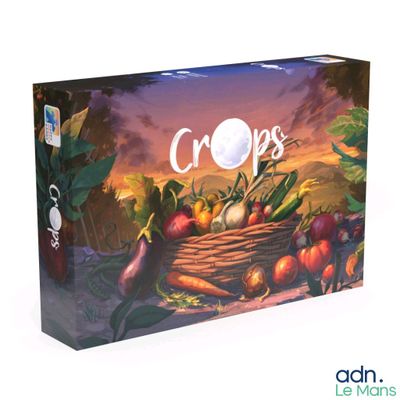 a box with a picture of a basket full of vegetables