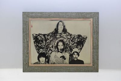 Photo argentique en noir et blanc du 19/2/1967 du groupe US …