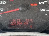 a close up of a speedometer in a car