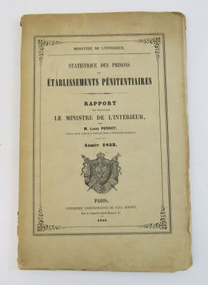 [suite à folle enchère] 200 BIS. Prisons - PERROT (Louis). S…