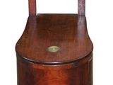 chair made of wood with a wooden seat and back rest