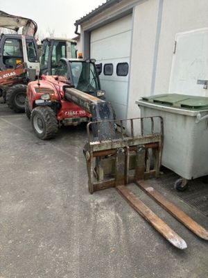 Charriot MANITOU télescopique MT 625 équipé fourche et godet - Heures: