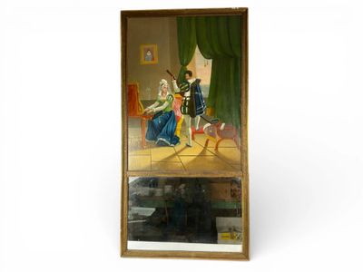une image d'un tableau sur le mur d'une pièce