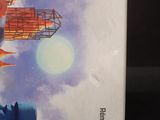 a picture of a box with a picture of a crane on it