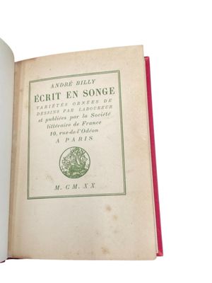 an open book with a picture of a bird on it