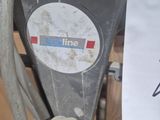 a parking meter with a sticker attached to it
