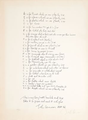 une image représentant un poème écrit à la main à l'encre noire sur une feuille de papier