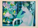 une image d'un tableau représentant une femme assise sur une chaise