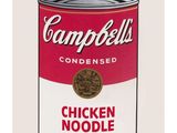 La soupe au poulet et aux nouilles Campbell's par Andy Warhol