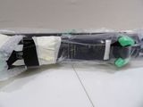 a skateboard that is wrapped in plastic and sitting on a table