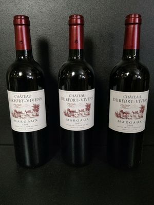 3 bouteilles de vin rouge du Château Durfort-Vivens 2ème GCC… - Photo 1