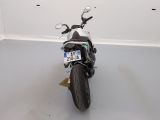 a motorcycle that is parked in a garage