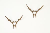Félix Agostini (1910-1980) Paire d'appliques Amour toujours …