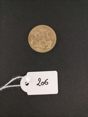 a close up of a coin with a price tag on it