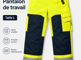 pantalon de travail - taille l - hi - vise