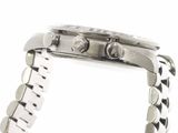 a close up of a watch on a white background