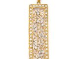 un pendentif en or et diamants