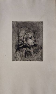 un dessin en noir et blanc représentant un chien avec un collier
