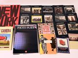 beaucoup de livres sur une table, avec des images