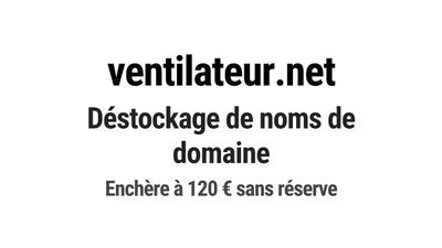 Nom de domaine ventilateur.net.