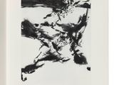 une image d'un dessin en noir et blanc d'un homme sur un cheval