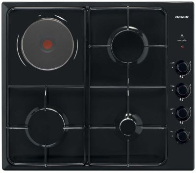 186 / Table de cuisson mixte - BRANDT - BPE6411BM