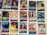 a collection of pokemon cards on a table