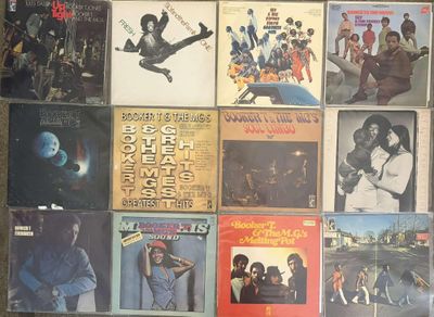 a lot of records that are on the floor