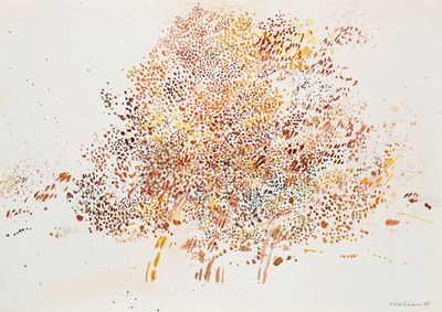 an image of a drawing of a tree with lots of leaves