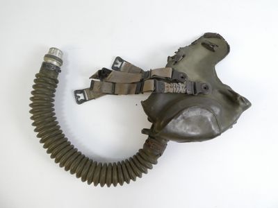 un masque à gaz muni d'un tuyau