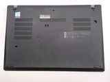 the back of a laptop with the bottom panel removed