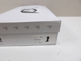a white box that has a picture of a cat on it
