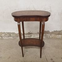 Table rognon en bois de placage et marqueterie - Style Trans… (photo 6)